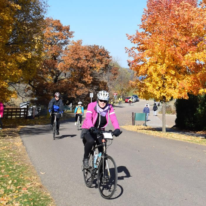 Through the season nature calls… riding the trails in Coon Rapids