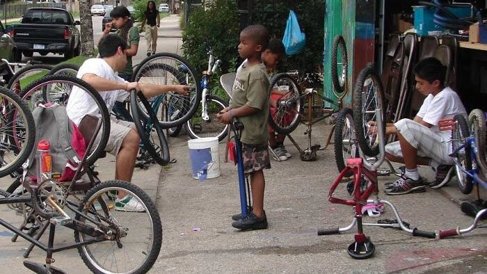 TEACHING YOUR CHILD THE ANCIENT ART OF BICYCLE MAINTENANCE