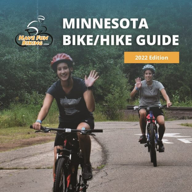 PICK UP A COMPLIMENTARY 2022 MN BIKE/HIKE GUIDE AT THE E-BIKE CHALLENGE