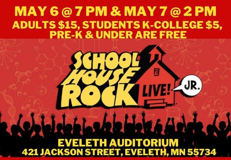 IRON RANGE TOURISM BUREAU | Schoolhouse Rock LIVE! Jr.