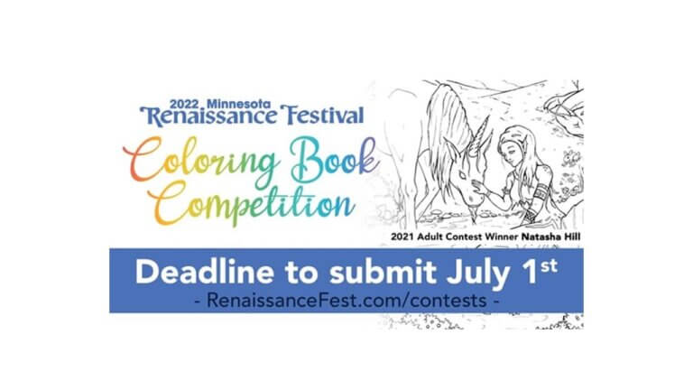 2022 MN RENAISSANCE FESTIVAL | Coloring Book Competition!