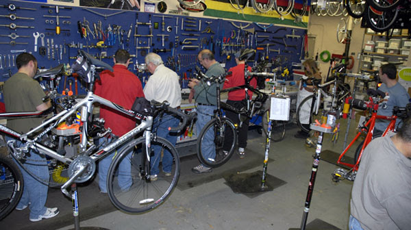 WINTER IN A BIKE SHOP IS A ﻿GREAT TIME TO LEARN!