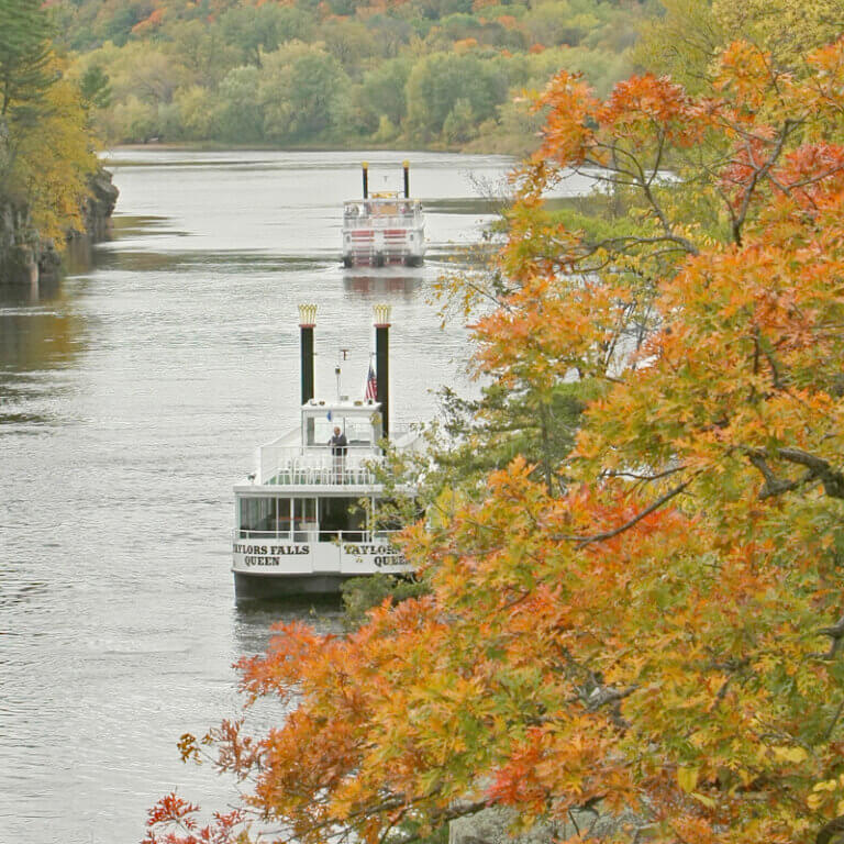 TAYLORS FALLS BOAT TOURS | Enjoy the Fall Colors on the river