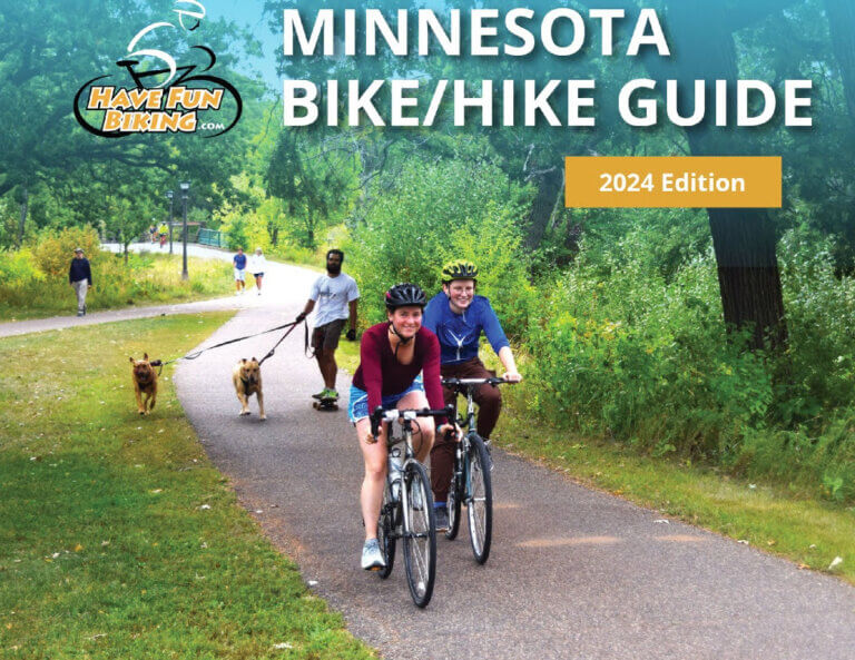 THE MAPS IN THE NEW MN BIKE/HIKE GUIDE OFFER MANY FUN PLACES TO EXPLORE