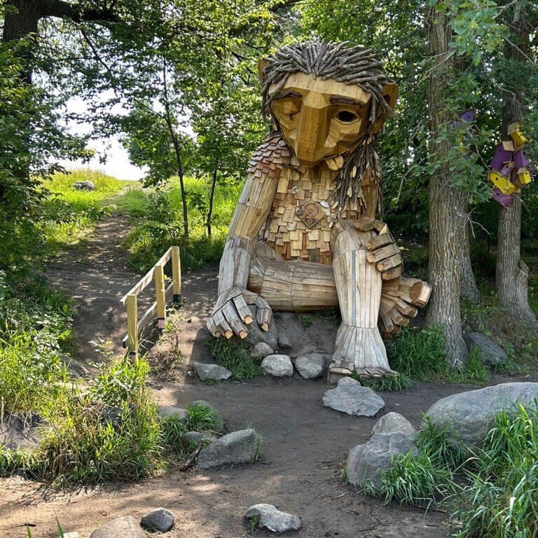 HAVE YOU SEEN THE GIANT TROLLS IN DETROIT LAKES?
