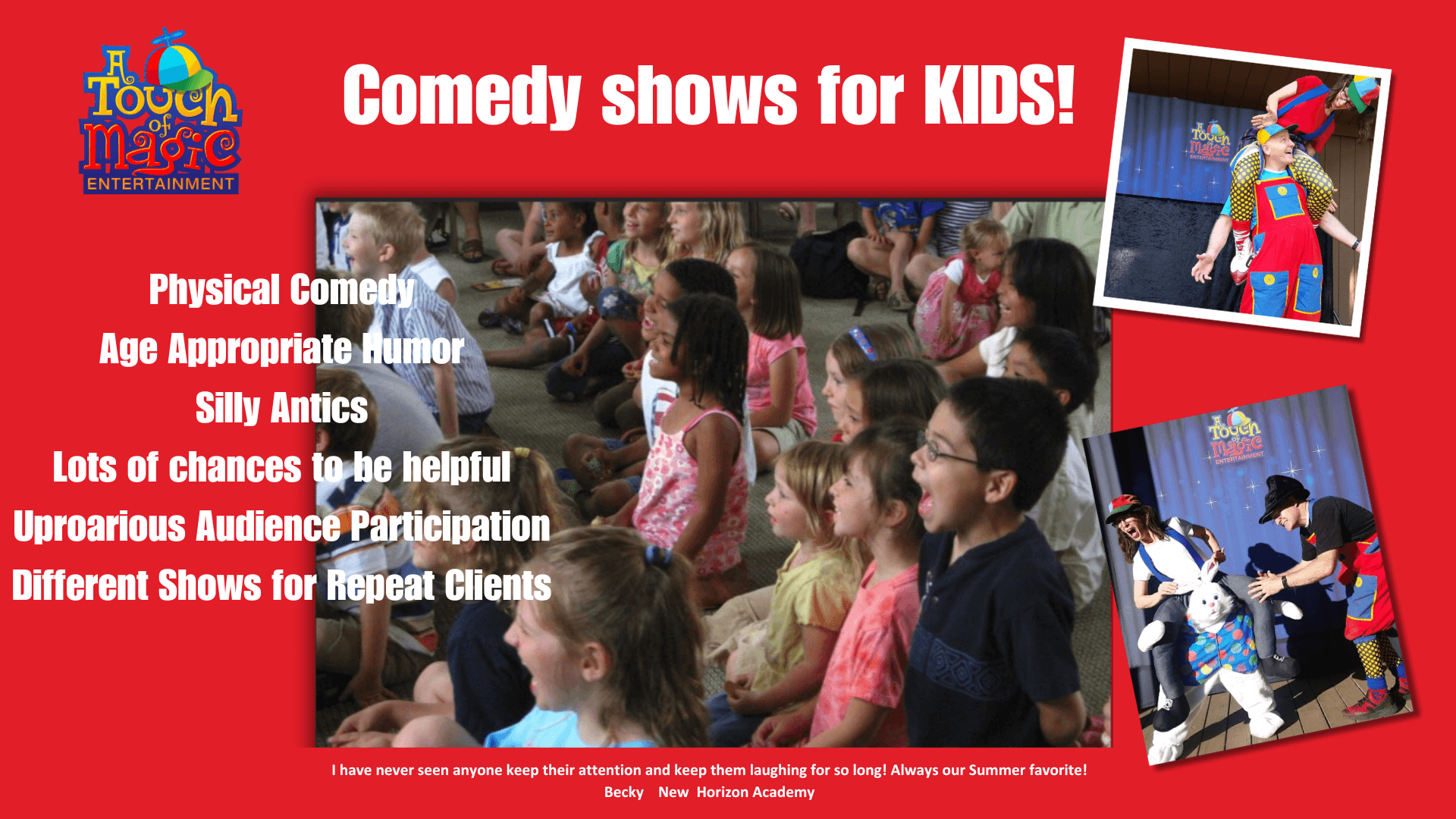 A Touch of Magic Entertainment - Slider Image 5 - A Touch Of Magic Comedy Shows For MN Field Trip Library