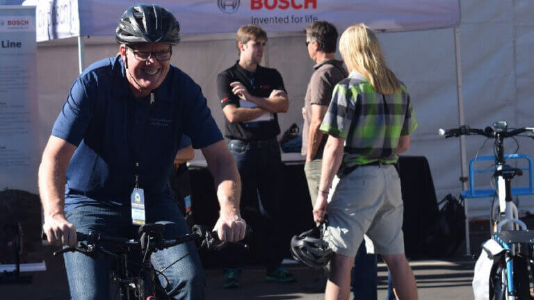 FUN IS TESTING E-BIKES BEFORE PURCHASING