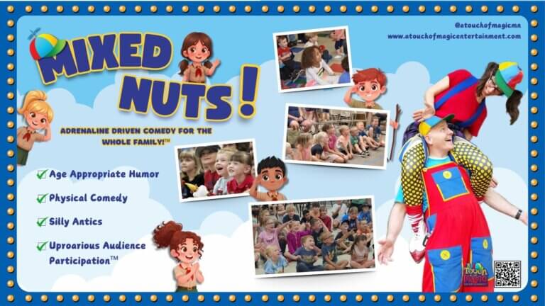 A TOUCH OF MAGIC ENTERTAINMENT | Go Nuts for Blue & Gold! 🥜⚜